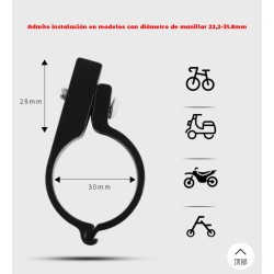 Soporte Aluminio Celulares Para Biciclete Y Motos