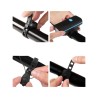 Luz Bici Delantera Recargable Con Bocina Impermeable Negro