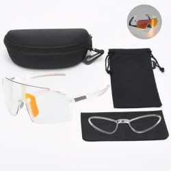 Lentes Fotocromaticas Bicicleta Outdoor Running Uv Colores*naranja