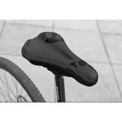 cubre Sillin Asiento Bicicleta Cómodo Acolchado Mujer Hombre Negro
